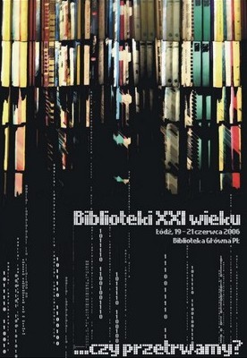 plakat konferencji biblioteki z 2006 roku